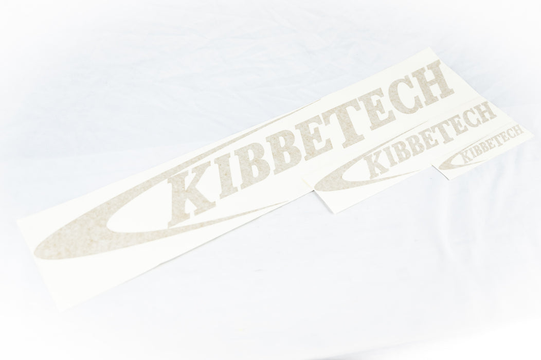 KIBBETECH GOLD DIE CUT STICKERS