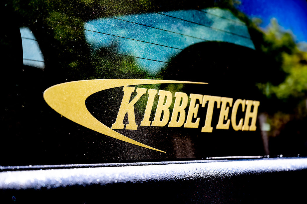 KIBBETECH GOLD DIE CUT STICKERS