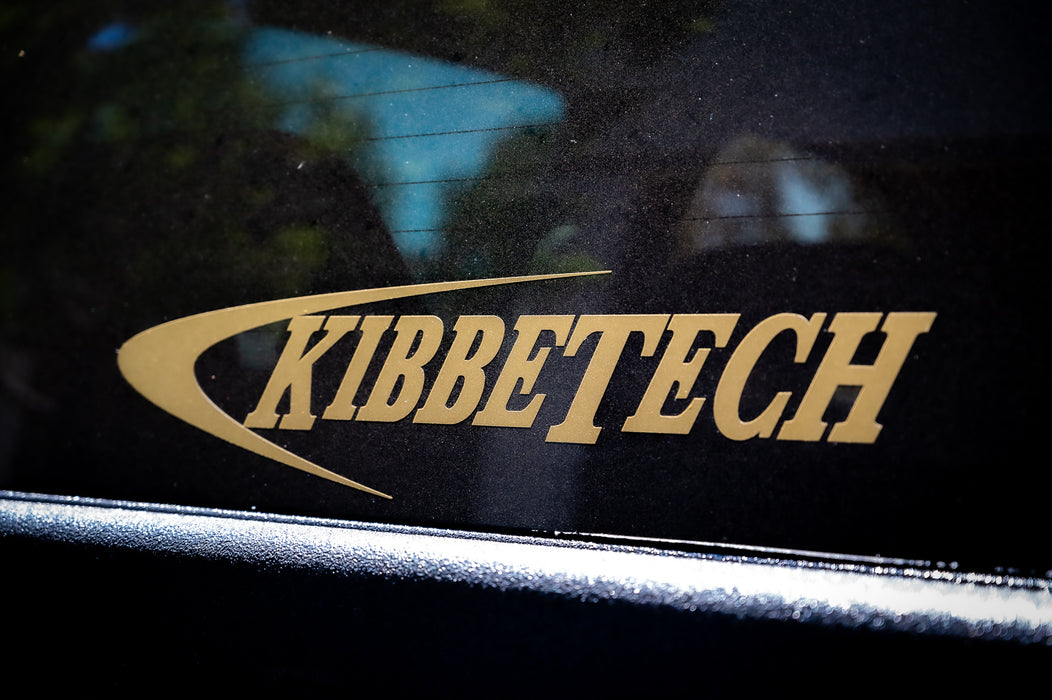 KIBBETECH GOLD DIE CUT STICKERS