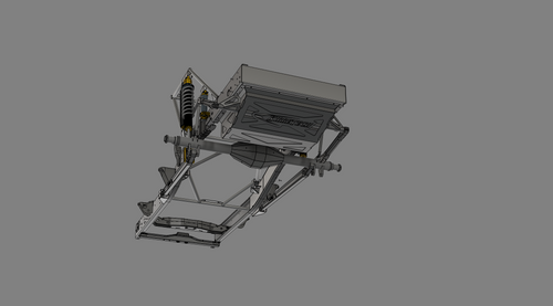 Kibbetech 01-10 Chevrolet 2500 Fuel Cell Cradle