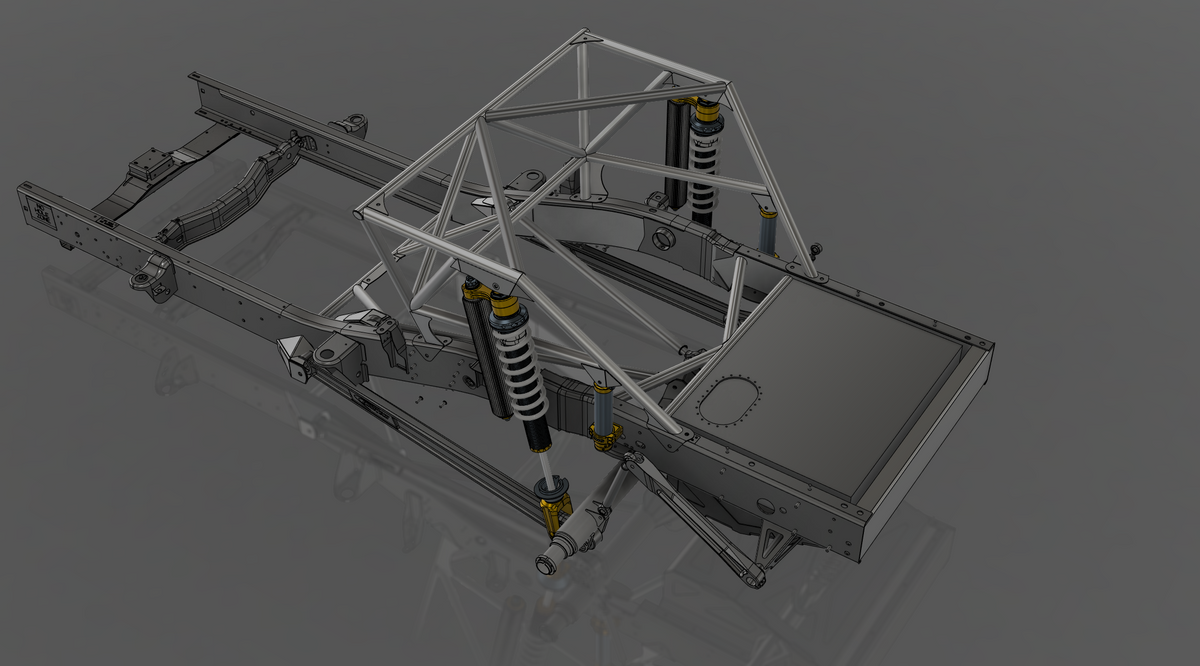 CHEVROLET/GMC 2500/3500HD REAR FRAME PLATE KIT 2001-2010 — Kibbetech