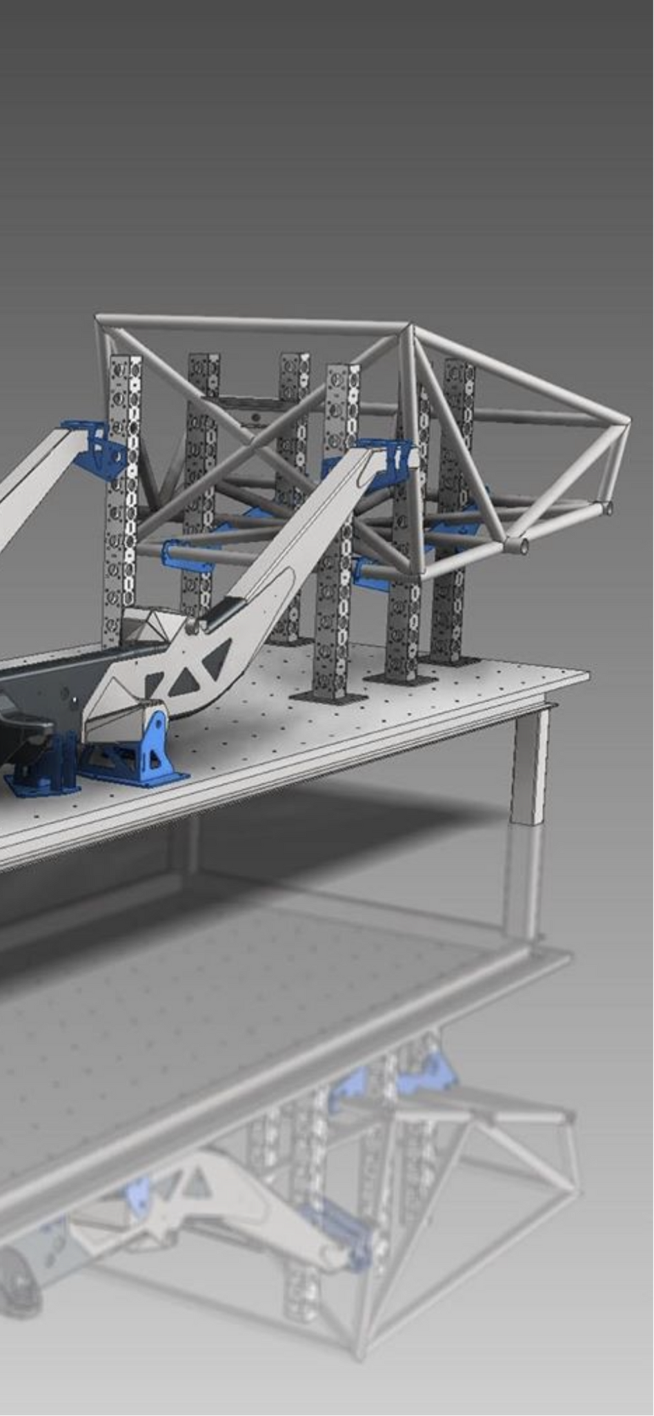 FRAME RAILS WITH INTEGRATED 4-LINK PIVOTS — Kibbetech