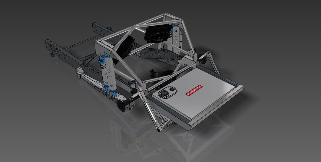 Kibbetech 2019+ Chevrolet 1500 rear frame plate kit